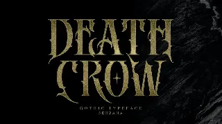 DEATH CROW font