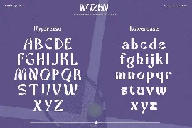 Nozen font