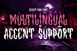 Secret Ring font