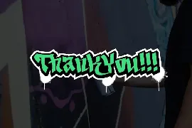 CubeCraft Graffiti Font