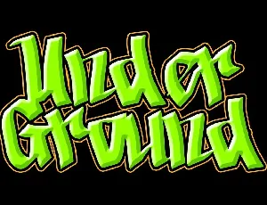 CubeCraft Graffiti Font