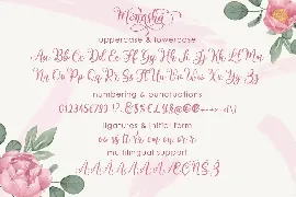 Monasha Script font