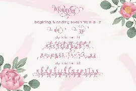 Monasha Script font