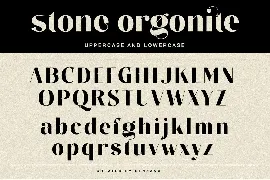 stone orgonite font