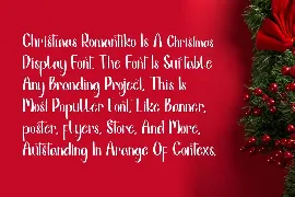 Christmas Romantiko font