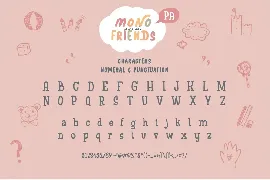 Mono and Friends font