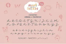 Mono and Friends font