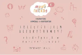 Mono and Friends font