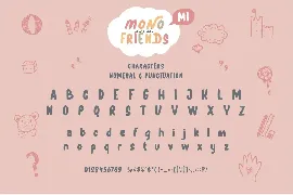 Mono and Friends font