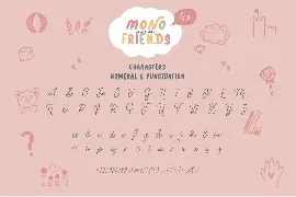 Mono and Friends font