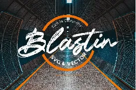 BLASTIN - Brush Script font