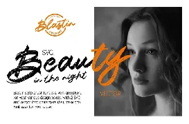 BLASTIN - Brush Script font