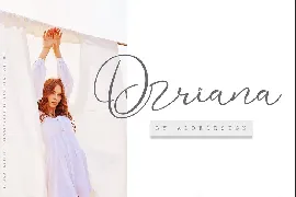 Driana Brideth font