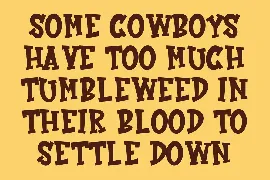 Howdy Guys Western Display Font