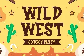 Howdy Guys Western Display Font