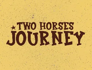 Howdy Guys Western Display Font