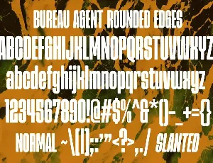 Bureau Agent font