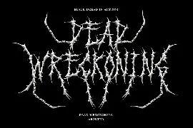 Black Dread | Death Metal Font