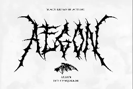 Black Dread | Death Metal Font