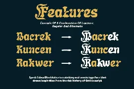 Aprek Febux - Display Font