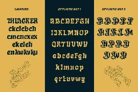 Aprek Febux - Display Font