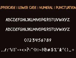 SCARY DEATH font