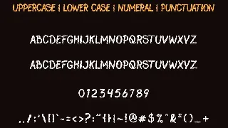 SCARY DEATH font