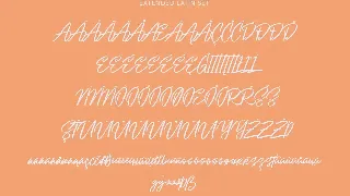 Alphasoil Signature Font