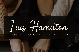 Hamilton font