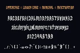 BLACK WOLF font