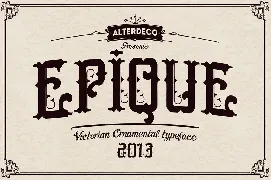 Epique Typeface font