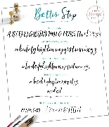 Better Step font