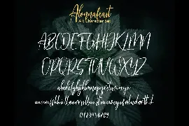 Alonnafeast Brush Script Font