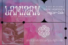 Lamiran - Distorted Wavy Font