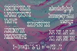 Lamiran - Distorted Wavy Font