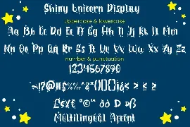 Shiny Unicorn - Display Font