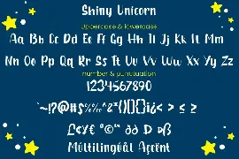 Shiny Unicorn - Display Font