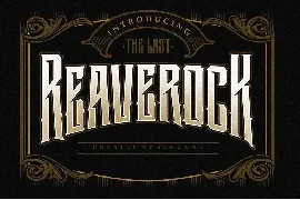 THE LAST REAVEROCK font