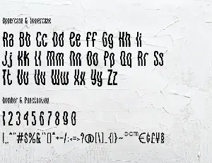 Nevermine Nineties Type font