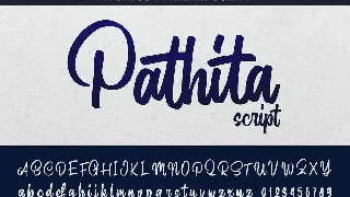 Script Font - Pathita