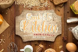 Americana Bakery - Modern Script font