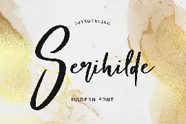 Serihilde Modern Script Font