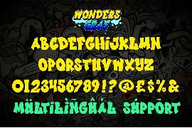 Wonders Graff - 3d Layered Graffiti Font