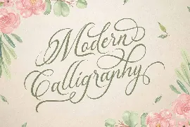 Madelican Calligraphy font