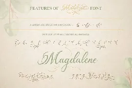 Madelican Calligraphy font