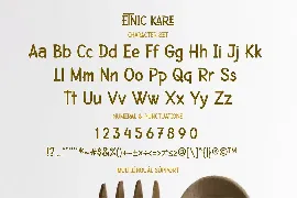 Modern Ethnic Display Font