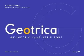 Geotrica - Business Font