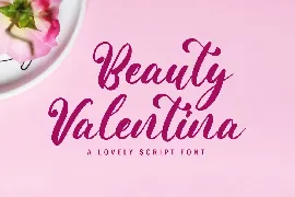 Beauty Valentina font