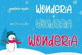 Wonderia font