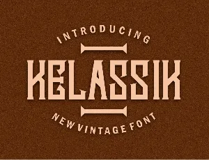 Kelassik font